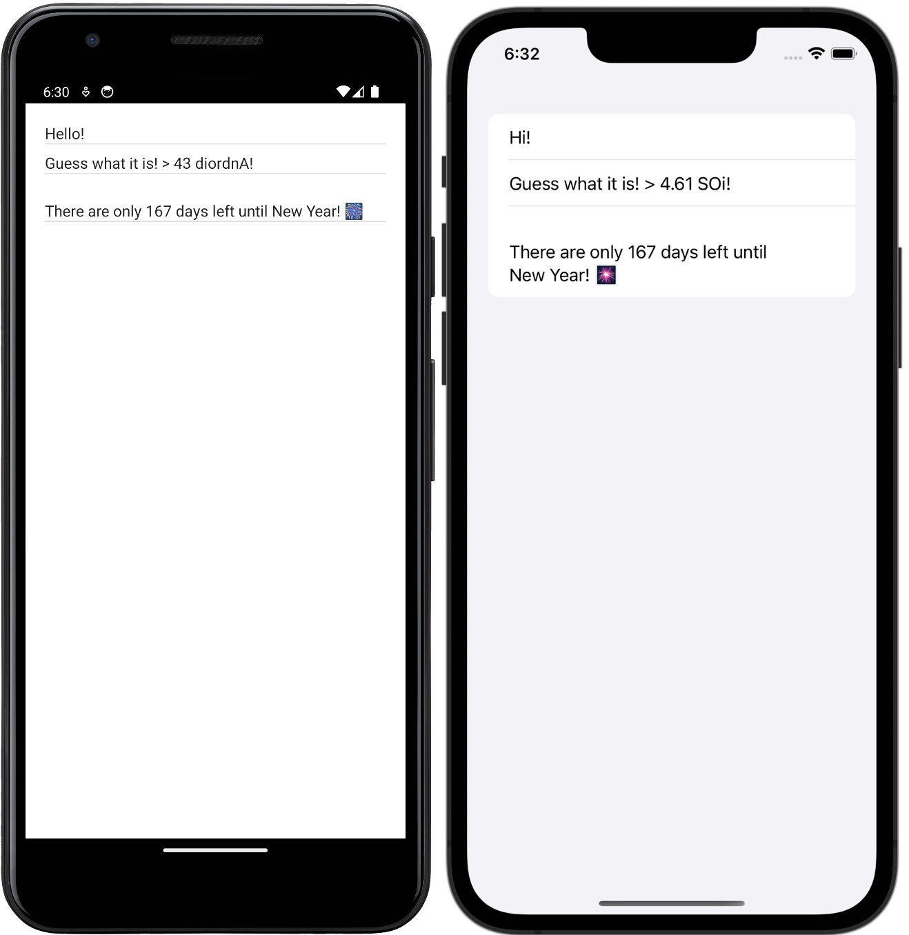 Updated mobile multiplatform app with external dependencies